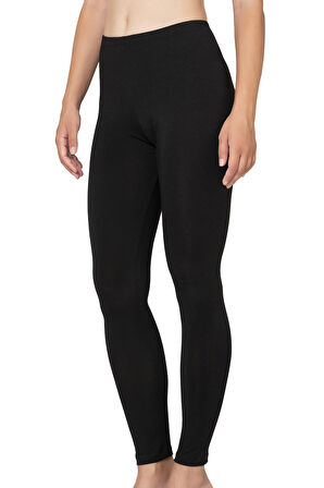 Özkan 27779 Kadın Premium Kumaş Modal Pamuklu Uzun Tayt Esnek Rahat Yumuşak