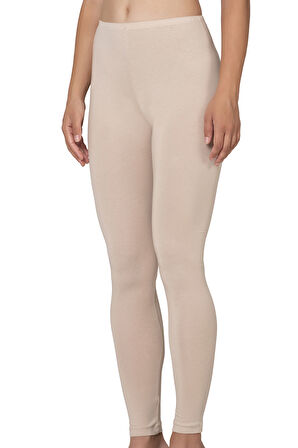 Özkan 27779 Kadın Premium Kumaş Modal Pamuklu Uzun Tayt Esnek Rahat Yumuşak