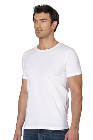 Özkan 10265 Erkek %95 Pamuklu Likralı Esnek Rahat Kapalı Yaka Kısa Kollu T-Shirt Atlet Fanila