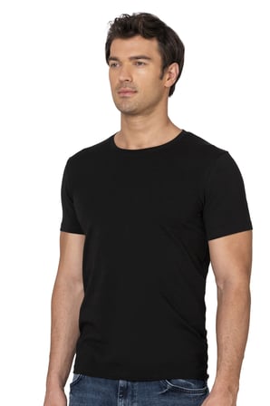 Özkan 10265 Erkek %95 Pamuklu Likralı Esnek Rahat Kapalı Yaka Kısa Kollu T-Shirt Atlet Fanila