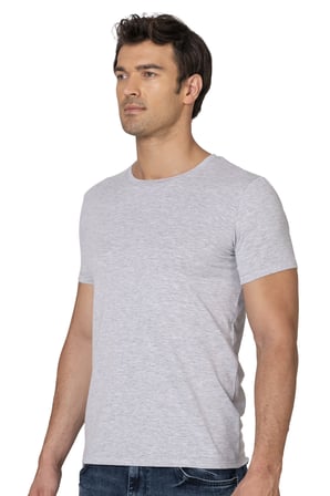 Özkan 10265 Erkek %95 Pamuklu Likralı Esnek Rahat Kapalı Yaka Kısa Kollu T-Shirt Atlet Fanila