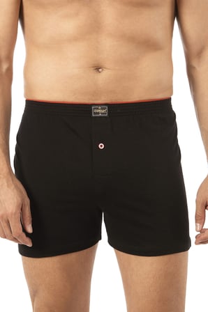 Özkan 0041 Erkek  Pamuklu Şardonlu Klasik Rahat Kesim Havlu Bel Süprem Penye Boxer