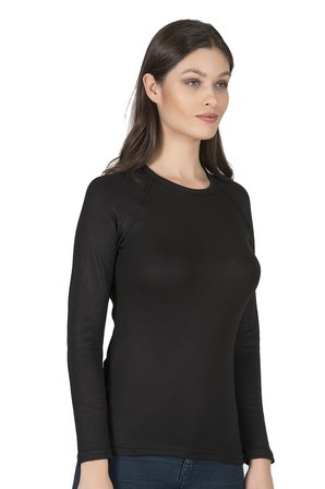 özkan 23612 kadın viskon uzun kollu yuvarlak simit yaka termal i̇çlik fanila
