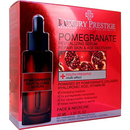 Luxery Prestige Cilt Serumu Nar Özlü 30 Ml Pomegranate Revitalizing