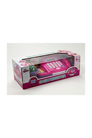 Kut Işıklı Muzikli Pembe Yazar Kasa 66049
