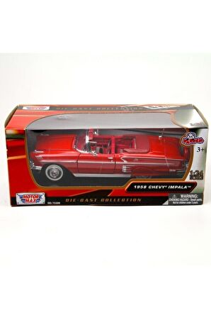1:24 1958 Chevy Impala Mavi
