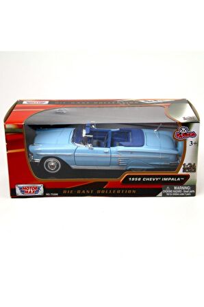 1:24 1958 Chevy Impala Mavi