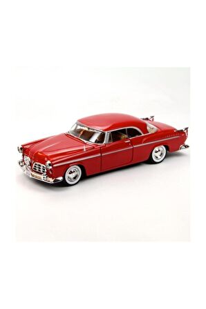 Metal Motormax 1955 Chrysler C300 1:24 Kırmızı