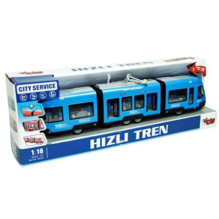 1:16 SURTMELI SESLI ISIKLI HIZLI TREN