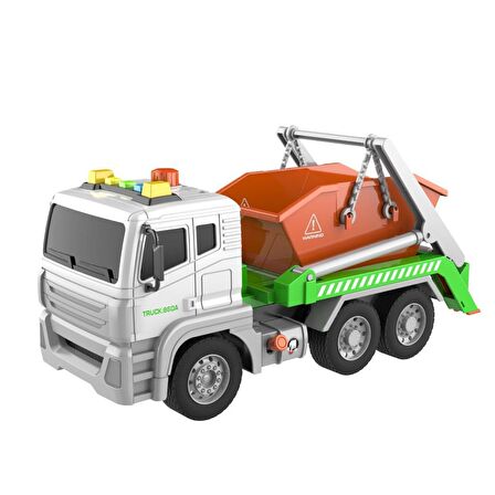 1:12 SURTMELI SESLI ISIKLI SERVIS KAMYONU