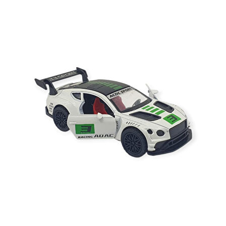 Çek Bırak Araba Metal - 3672C - Yeşil
