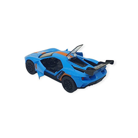 Çek Bırak Metal Arabalar 13 cm - Mavi