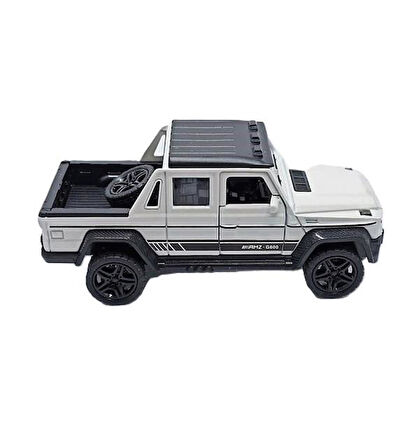 Çek Bırak Metal Kamyonet Beyaz 1:36