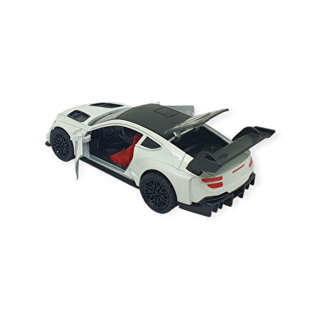 Çek Bırak Metal Arabalar 12 cm - 3671C - Beyaz