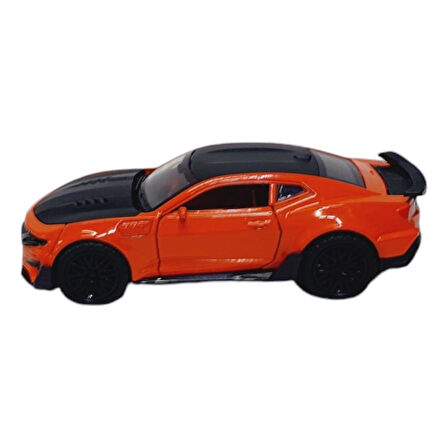 Çekbırak Metal Araba Chevrolet Camaro ZL1 -3611A - Turuncu