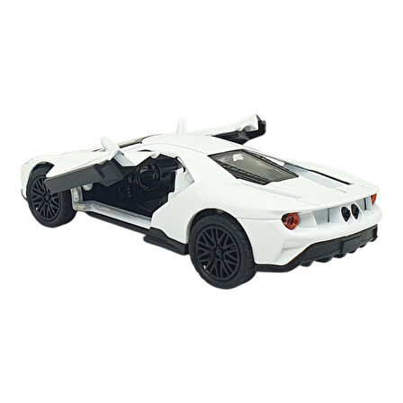 Çek Bırak Metal Arabalar 13 cm - SR2211- Beyaz