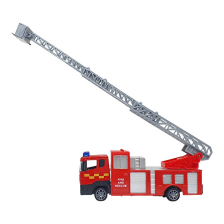 İş Makinası Taşıyan Sürtmeli İtfaiye Araç Seti - İtfaiye Seti