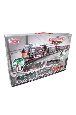 Seçtim Aldım Kutulu 26 Parça Işıklı Ve Sesli Classic Model Tren Set