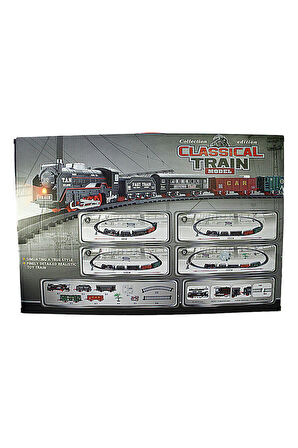 Seçtim Aldım Kutulu 26 Parça Işıklı Ve Sesli Classic Model Tren Set
