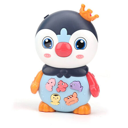 Penguen Eğitici Bebek Piyanosu - Pembe