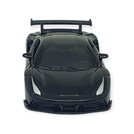 Çek Bırak Metal Küçük Arabalar 8 cm - 6411A-9 - Siyah