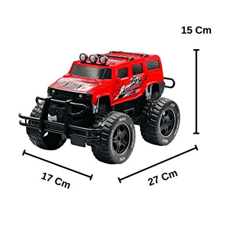 Uzaktan Kumandalı Şarjlı Off - Road Aracı U/K 1/12 - Kırmızı