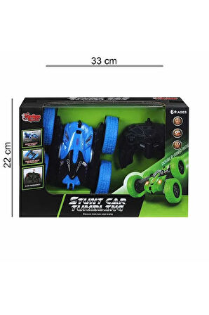 Vardem Kumandalı Şarjlı 2.4 Ghz 4 Teker Akrobat Araba HG4-04 Yeşil