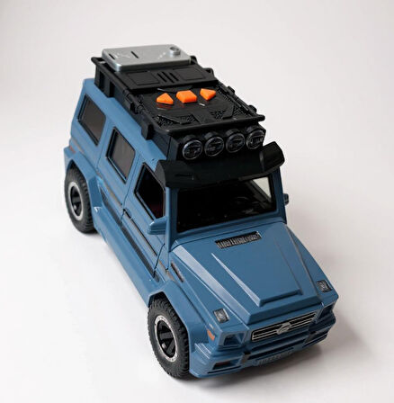 Işıklı Müzikli Lüks Jeep Oyuncak Araba - 1:16 Ölçekli Off-Road Model (3+ Yaş)
