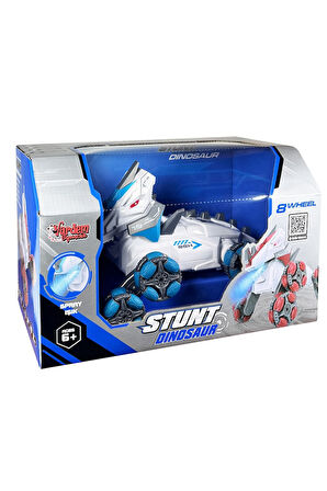 Kumandalı Şarjlı Buhar Çıkaran 8 Teker Dinozor Araba: Jurassic Heyecanı Tekerleklerde!