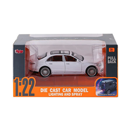 HCL-513 Sesli Işıklı Buharlı Mrs Araba 1:22 -Vardem Oyuncak