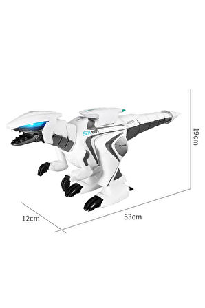 Kumandalı Etkileşimli Robot Dinozor: Ses, Işık ve Dokunmanın Büyüsü!