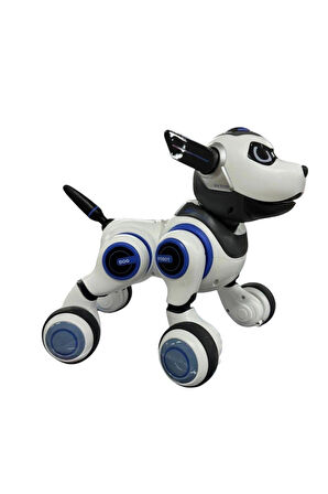 Seçtim Aldım Robot Köpek G55 Kumandalı Interaktif F/f Işıklı Müzikli Şarjlı