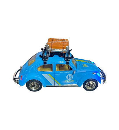 18 cm Sesli Işıklı Çek Bırak Woswos Araba 0232