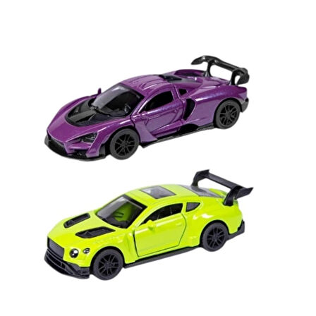 KM36201C-1-2-3-4 Vardem Çek Bırak Metal Araba  1:36