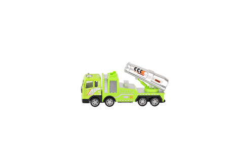 YH-711-57A SÜRTMELİ METAL 1:50 ÇÖP KAMYONU