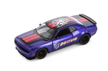 2023 Dodge Challenger SRT Del Mon 170 Livery Edition Mor Kinsmart Diecast Model Araba