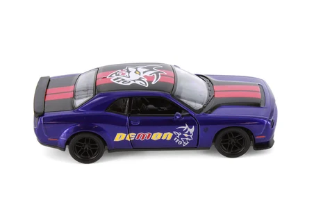 2023 Dodge Challenger SRT Del Mon 170 Livery Edition Mor Kinsmart Diecast Model Araba