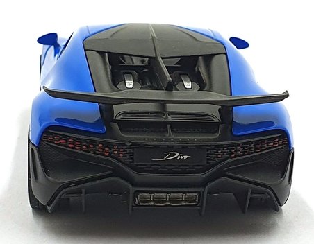 Kinsmart 1:36 Ölçek Metal  Bugatti Divo Diecast Çek Bırak Araba Mavi