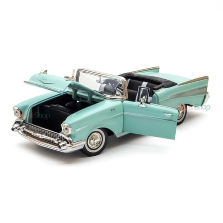 Motor Max 1:18 1957 Chevy Bel Air Diecast Model Araba Yeşil - 73175