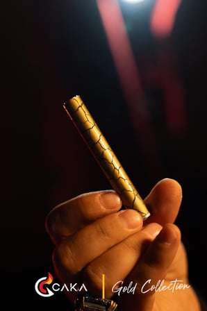 Caka Lighter Slim Collection Gold Benzinli Çakmak - CKL-032