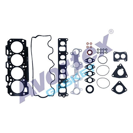 Fiat Ust Takım Conta Skc Dahıl (1,02mm) Viton Keceli Subap Lastıklı Brava Bravo Doblo Punto Strada 1,9jtd - Avortex 221