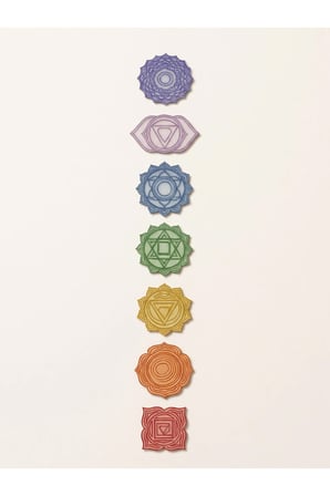 7 Çakra Selenit Meditasyon Kiti
