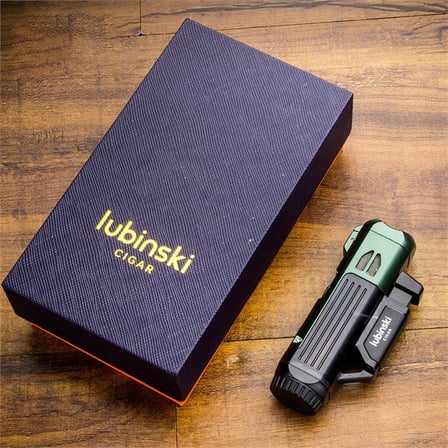 Lubinski Tek Torch Puro Çakmağı Delici+İğneli Gunmetal