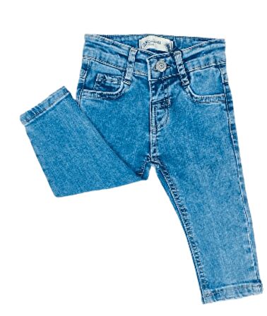 Erkek Çocuk Kot Pantolon Denim Mavi