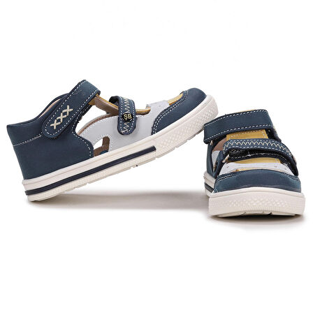 Kiko Şb 2244-49 Orto pedik Erkek Çocuk Bebe Ayakkabı Sandalet