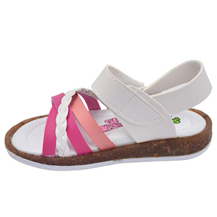 Kiko Şb 2311-20 Orto pedik Kız Çocuk Bebe Sandalet Terlik