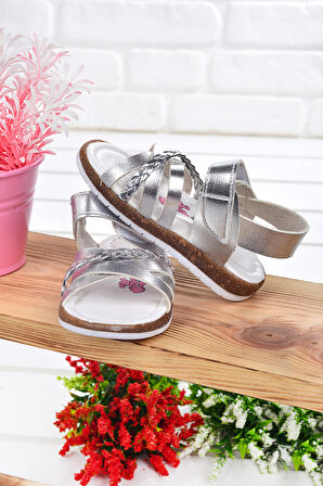 Kiko Şb 2311-20 Orto pedik Kız Çocuk Bebe Sandalet Terlik
