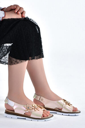 Kiko Şb 22722440-49 Orto pedik Kız Çocuk Bebe Sandalet Terlik