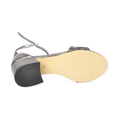 Kiko 763 Çatlak Günlük Kız Çocuk 3 Cm Topuk Sandalet Ayakkabı
