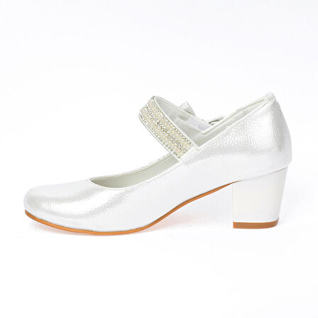 Kiko Kids 752 Vakko Günlük Kız Çocuk 4 Cm Topuklu Babet Ayakkabı